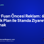 TÜYAP Fuarı Öncesi Reklam: 6 Haftalık Plan ile Standa Ziyaretçi Çağırmak